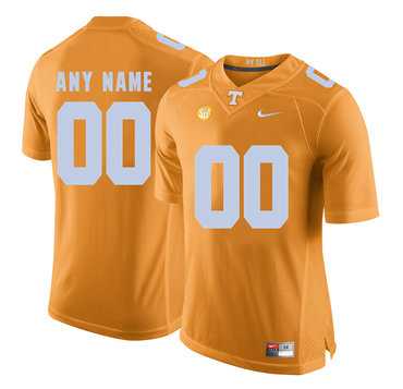 Men's Tennessee Volunteers Orange Customized College Football Jersey-0